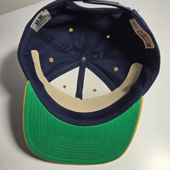 Vintage ND Notre Dame Snap Back Hat Cap Fighting Irish - Picture 5 of 7